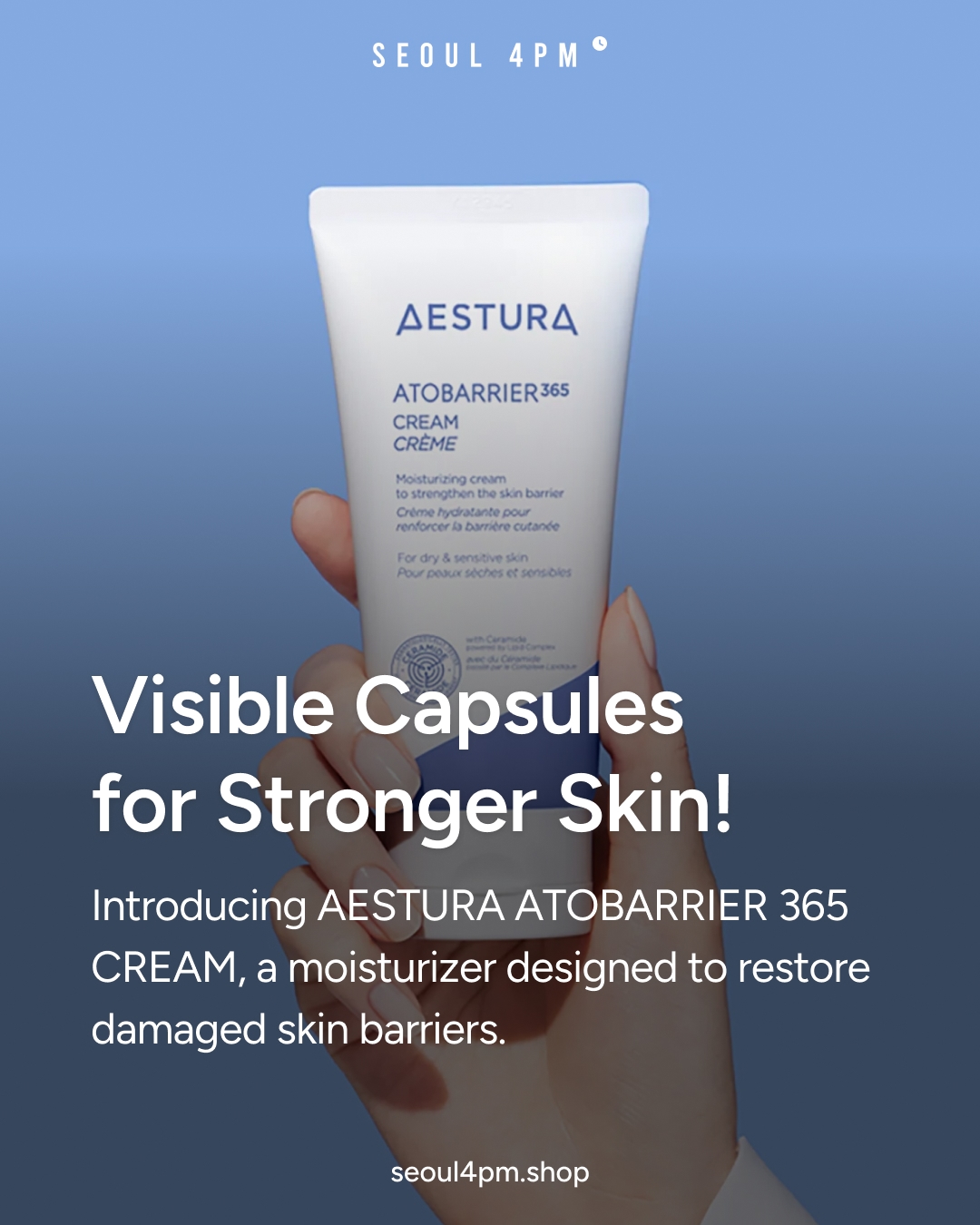 Visible Capsules for Stronger Skin!